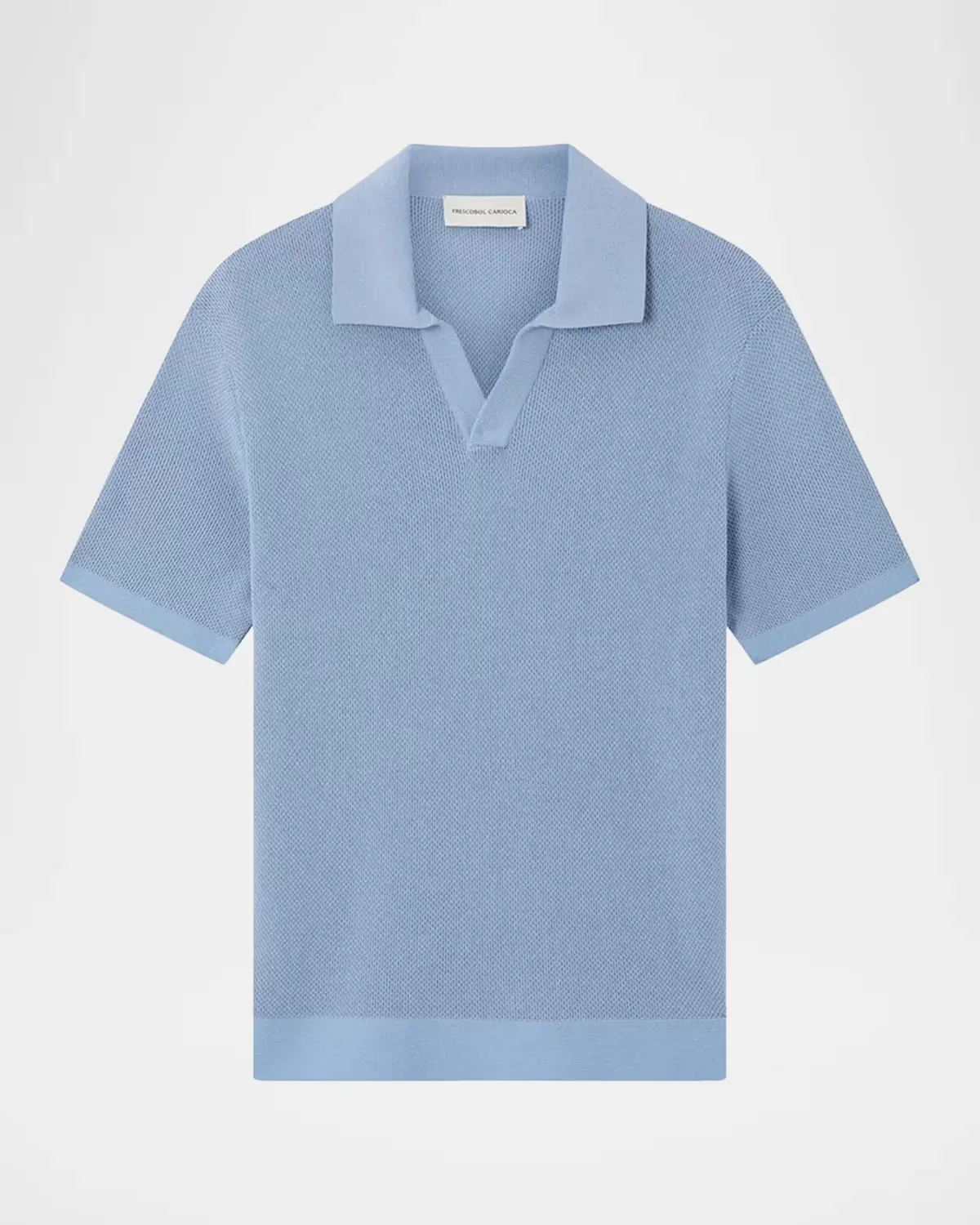 Rino Cotton Knit Polo Shirt by Frescobol Carioca