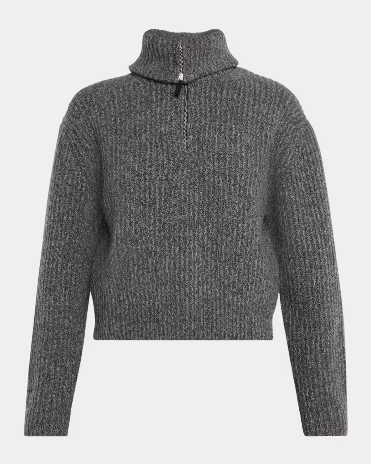 Rib-Knit Wool-Cashmere Sweater
