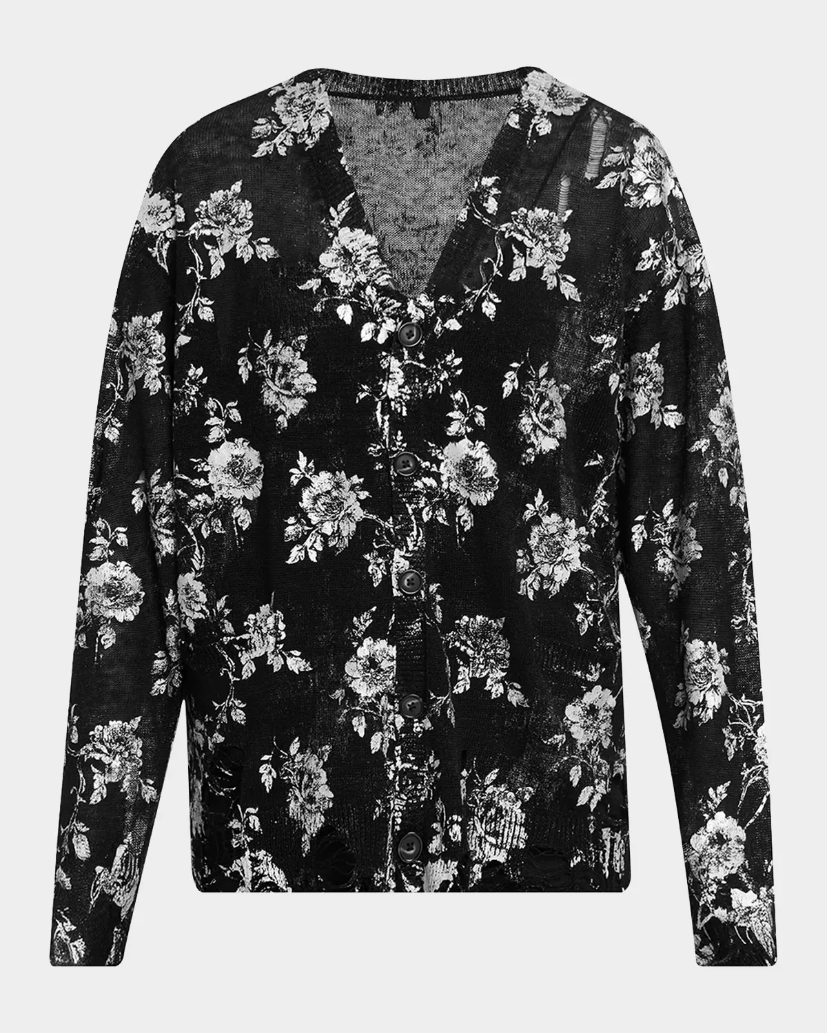 Printed Boyfriend Cardigan by R13
