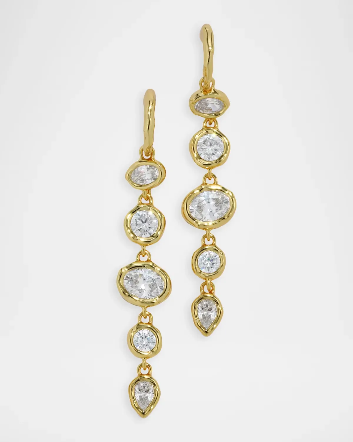 Asterales 14K-Gold-Plated Link Drop Earrings by Alexis Bittar
