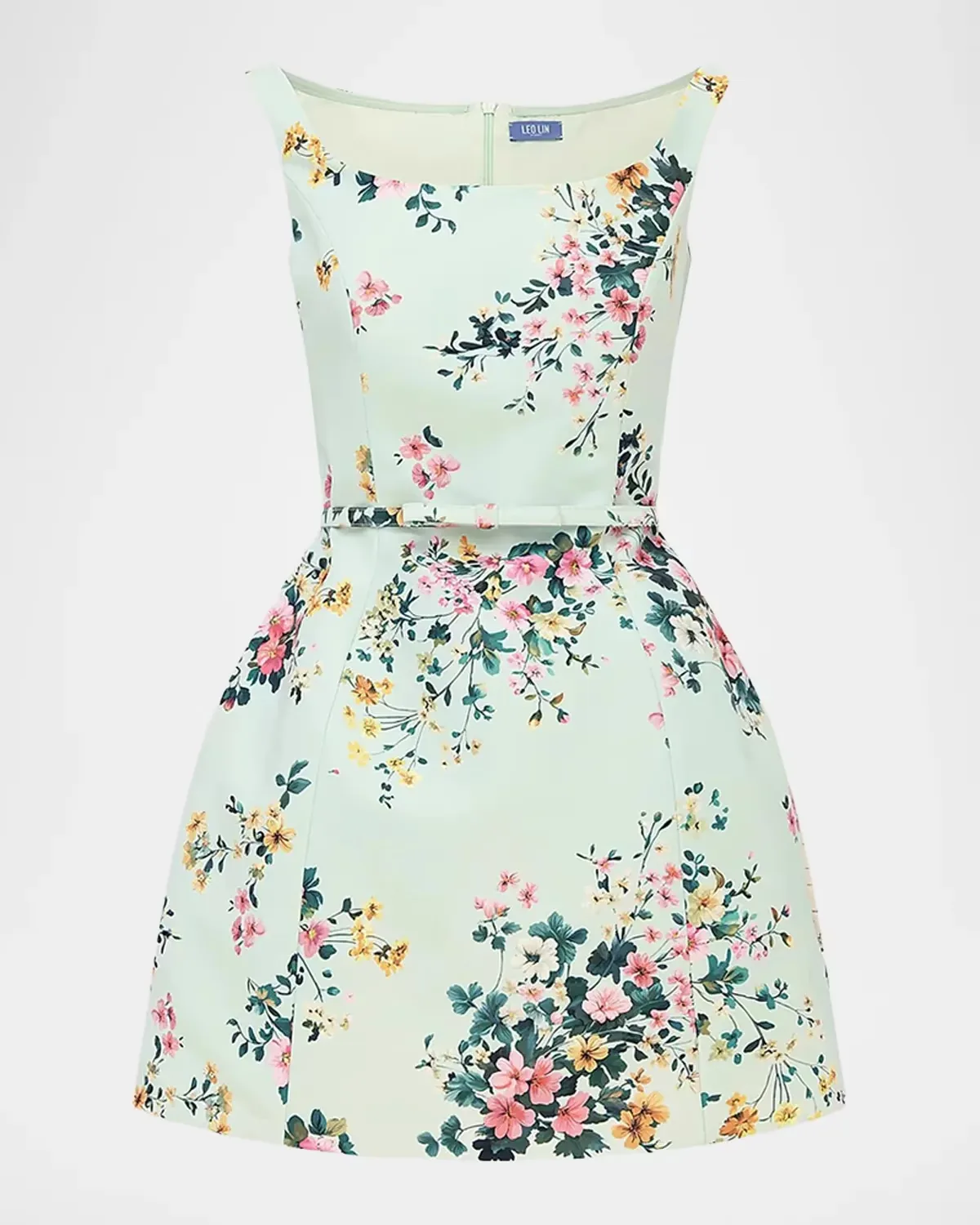 Lyra Floral Fit-&-Flare Mini Dress by LEO LIN