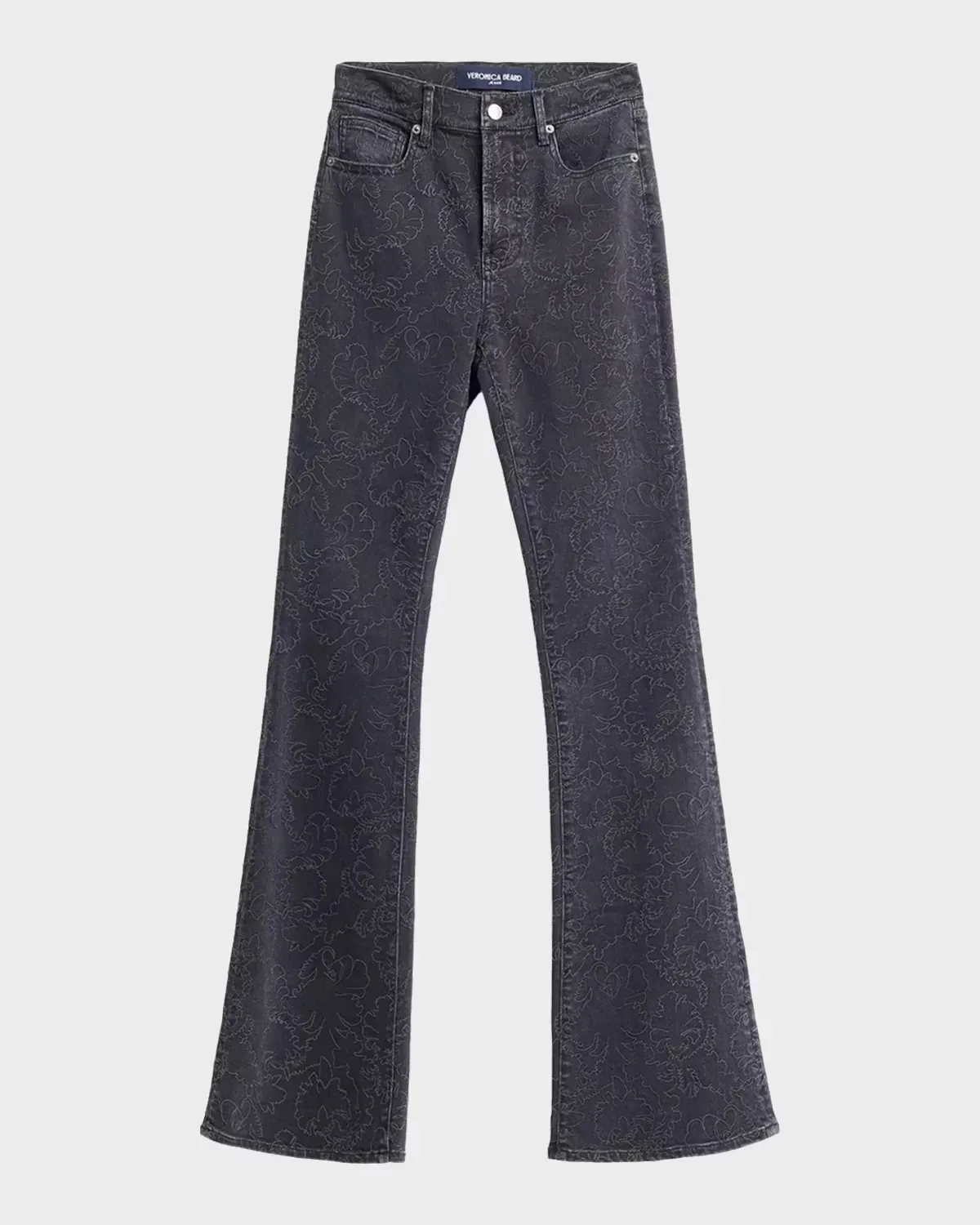 Beverly Floral Flare Jeans