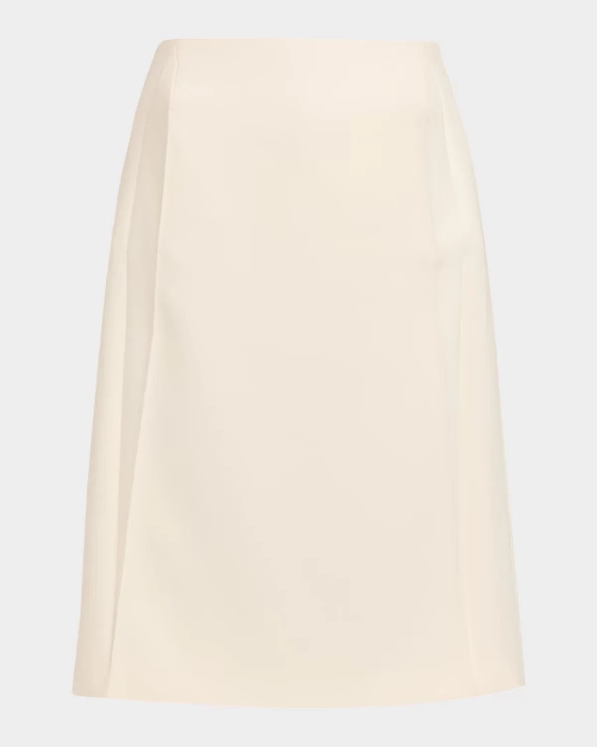 Sculptural Knee-Length Skirt