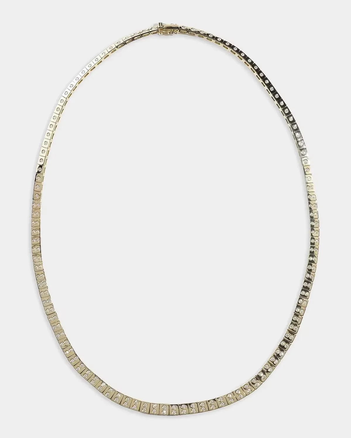 Leggo ID 14K Yellow Gold & 1.42 TCW Diamond Tennis Necklace