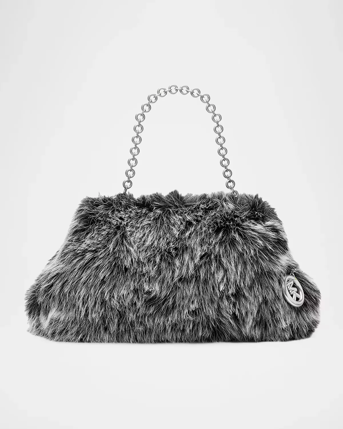 Goldie Large Cloud Faux-Fur Frame Clutch by MICHAEL Michael Kors