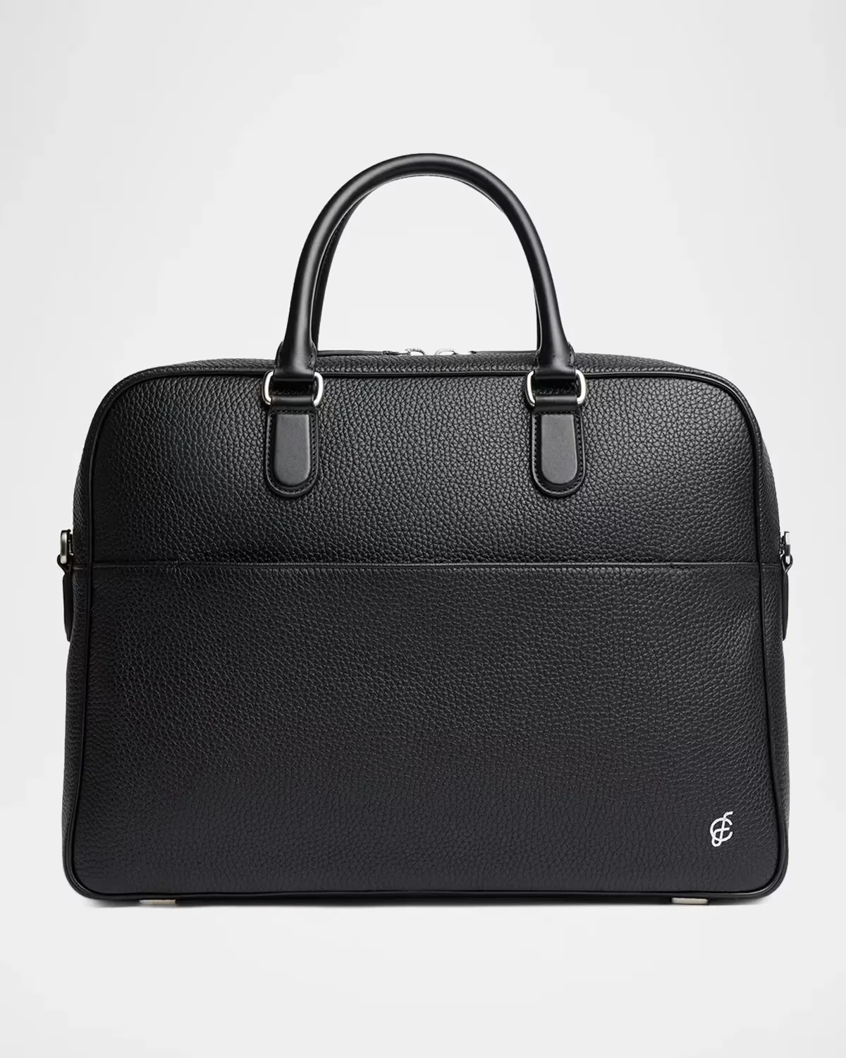 Dunloe Textured Leather Briefcase by Carl Friedrik