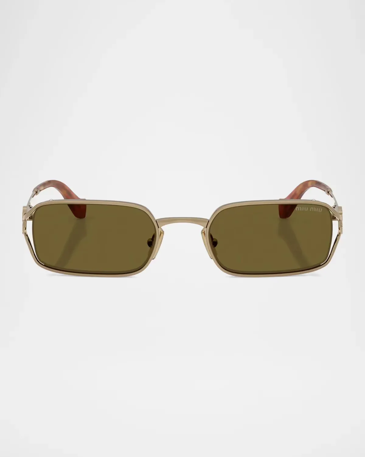 52MM Rectangular Sunglasses by Miu Miu