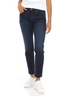 Mid Rise Straight Jeans by Crown & Ivy