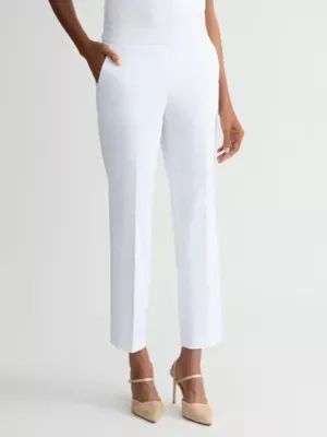Stretch Twill Audrey Slash Pocket Pull-On Trouser
