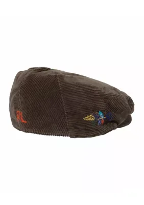 Embroidered Corduroy Driver Cap by Polo Ralph Lauren