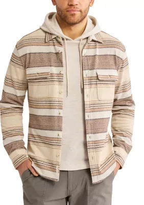 Dunewood Blanket Stripe Flannel Shirt by Fair Harbor