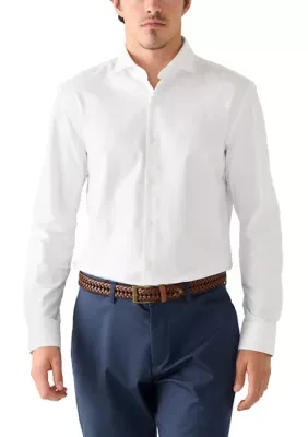 Slim Fit Solid Dress Shirt by Hugo Boss