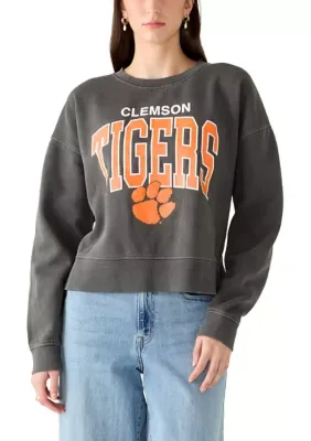 NCAA Clemson Tigers Malibu Crew Neck Pullover
