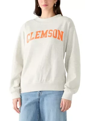 NCAA Clemson Tigers Hampton Mock Neck Pullover