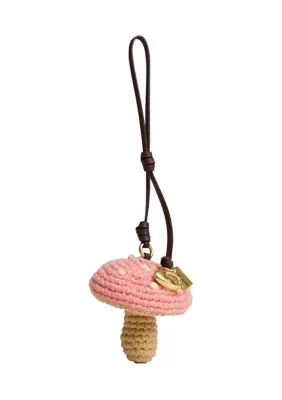 Crochet Mushroom Bag Charm by Coach