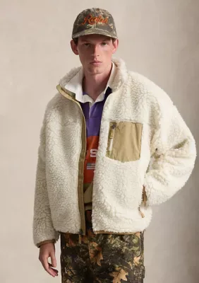 Relaxed Fit Pile Fleece Jacket by Polo Ralph Lauren