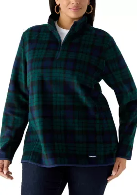 1/4 Zip Fleece Pullover by Lands' End