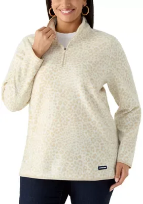 1/4 Zip Fleece Pullover by Lands' End