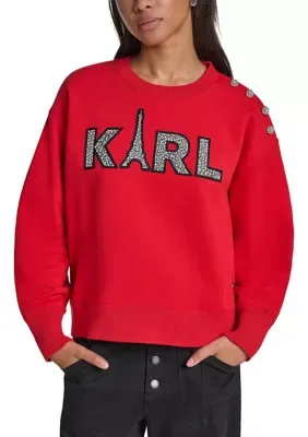 Logo Sweatshirt by Karl Lagerfeld