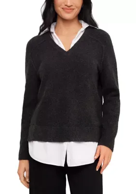 Layered Sweater by Karen Kane