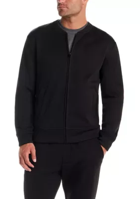 Vintage & Black Ribbed Bomber Jacket by Vintage & Black