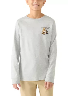 Dog Banjo Graphic Long Sleeve Shirt by Crown & Ivy