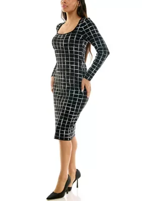 Leonard Jacquard Sweater Dress by Nina