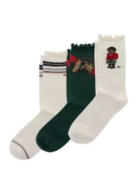 Equestrian Bear 3 Pack by Polo Ralph Lauren