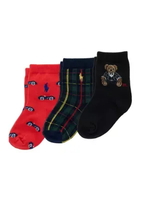 Tuxedo Racer Bear 3 Pack by Polo Ralph Lauren