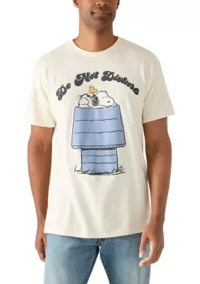 Do Not Disturb Snoopy Graphic T-Shirt by Hybrid Promotions