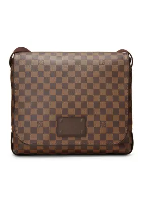 Louis Vuitton Damier Ebene Brooklyn mm Crossbody Bag by What Goes Around Comes Around