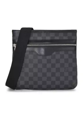 Louis Vuitton Damier Graphite Bosphore Pochette by What Goes Around Comes Around
