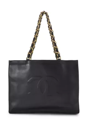 Chanel Lambskin CC Tote by What Goes Around Comes Around