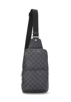 Louis Vuitton Damier Graphite Avenue Sling Backpack by What Goes Around Comes Around
