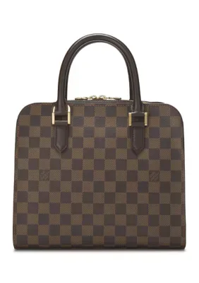 Louis Vuitton Damier Ebene Triana Bag by What Goes Around Comes Around