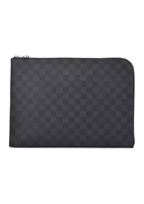 Louis Vuitton Damier Graphite Pochette Jour GM by What Goes Around Comes Around