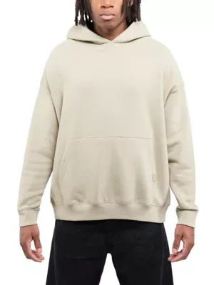 Oversized Drop-Shoulder Long-Sleeve Pullover Hoodie