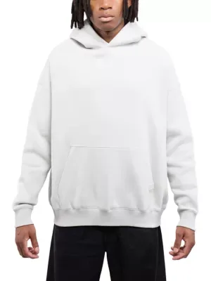 Oversized Drop-Shoulder Long-Sleeve Pullover Hoodie