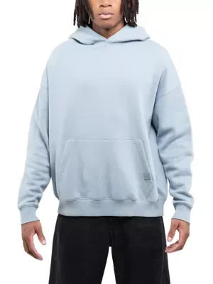 Oversized Drop-Shoulder Long-Sleeve Pullover Hoodie