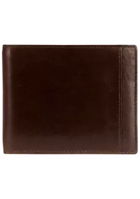 Casablanca RFID Billfold with Removable Left Wing Passcase by Mancini