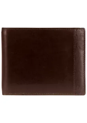 Casablanca RFID Billfold with Removable Center Wing Passcase by Mancini