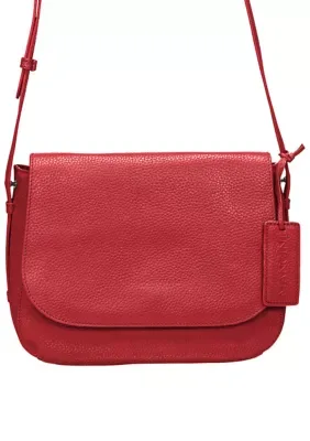Pebbled Amy Crossbody Bag by Mancini