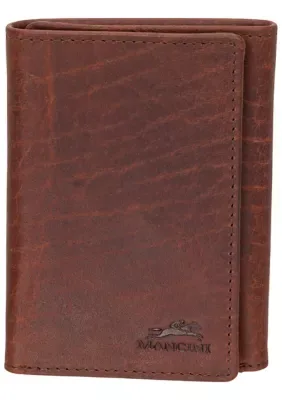 Buffalo RFID Secure Trifold Wallet by Mancini