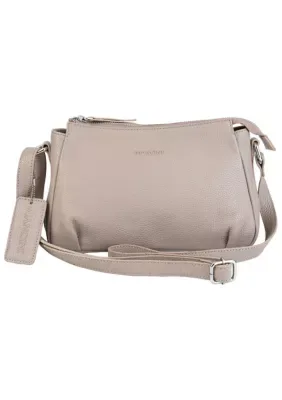 Pebbled Charlize Crossbody Bag by Mancini