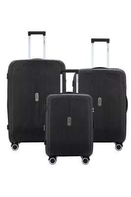 IZOD Sabina Lightweight Expandable 3 Piece Spinner Luggage Set by IZOD