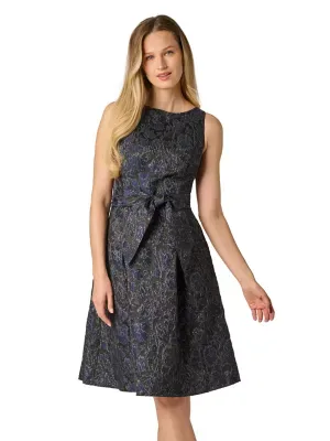 Adrianna Papell Sleeveless Tie Front Dress by Adrianna Papell