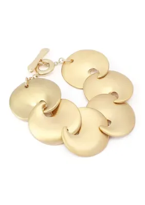 Robert Lee Morris Soho Molten Link Toggle Bracelet by Lee