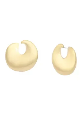 Robert Lee Morris Soho Molten Button Stud Earrings by Lee