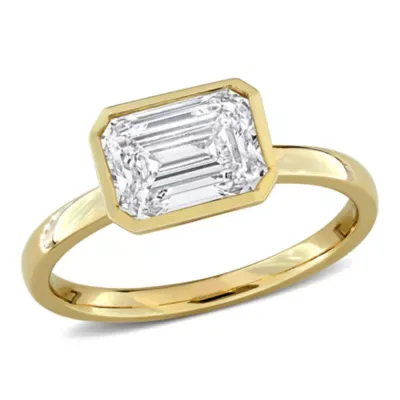 Lab Created Diamond Ring in 14k Yellow Gold