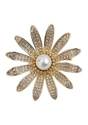 Pav Flower Brooch Pin by Belk